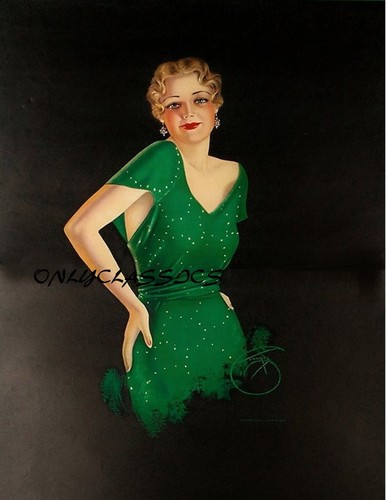 1932 billy devorss - red, lipped