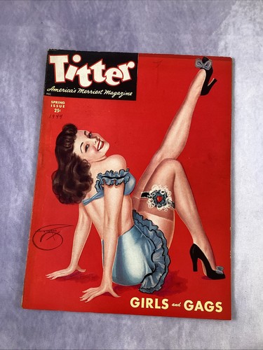 Vintage pinup magazine titter - vintage,