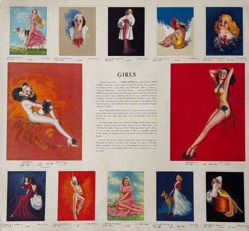 Vintage pin calendar - vintage, pin-up